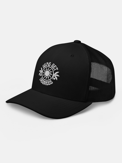 Sun & Shade Trucker Hat by Seas Get Degrees