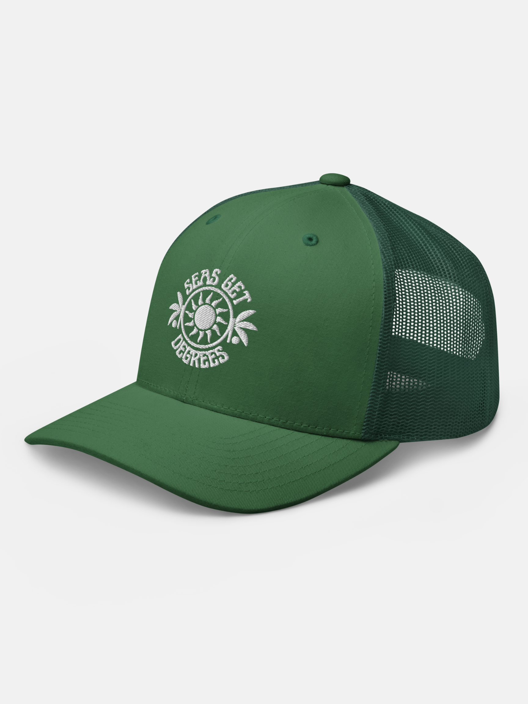 Sun & Shade Trucker Hat by Seas Get Degrees