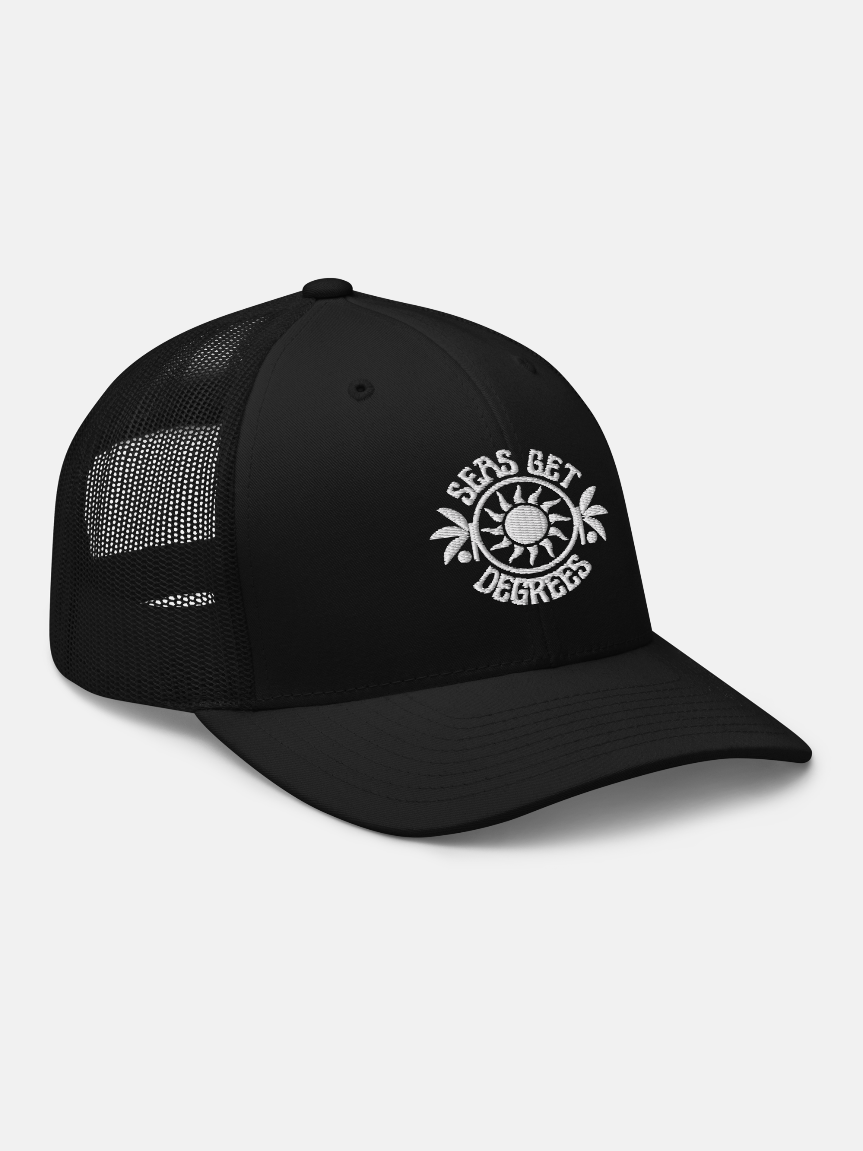 Sun & Shade Trucker Hat by Seas Get Degrees