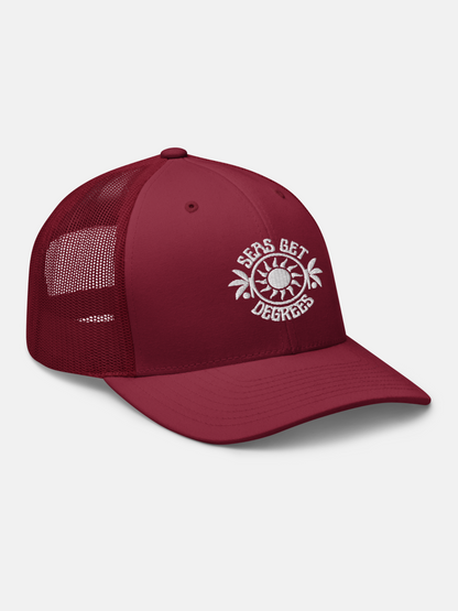 Sun & Shade Trucker Hat by Seas Get Degrees
