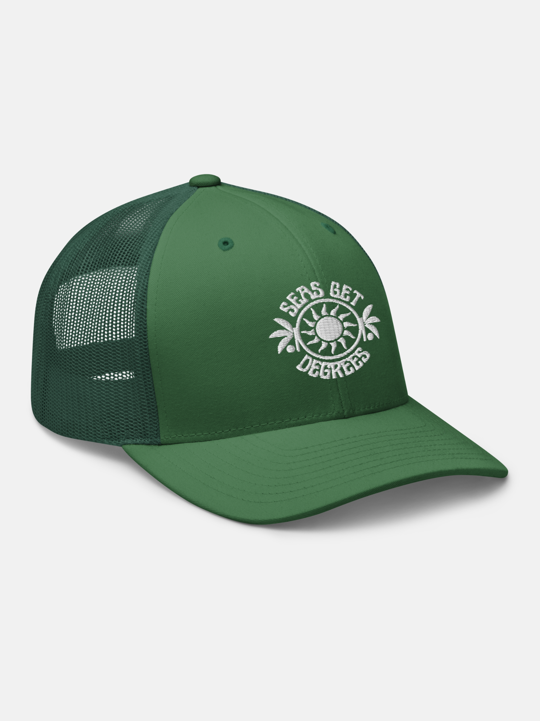 Sun & Shade Trucker Hat by Seas Get Degrees