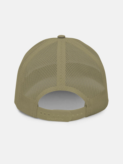 Swell SGD Trucker Hat back view in loden — Seas Get Degrees