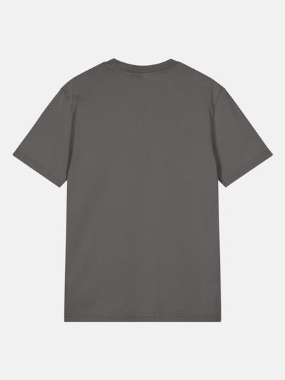 Seas Get Degrees Tee back view in anthracite — Seas Get Degrees