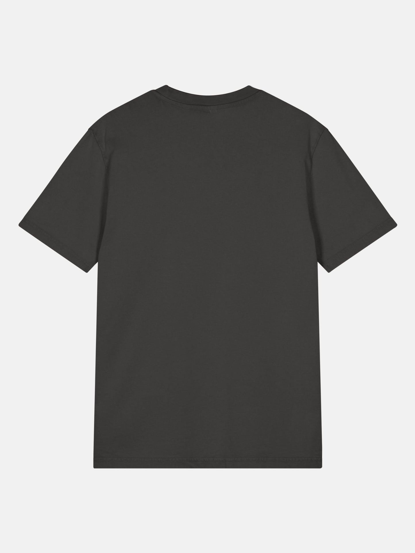 Seas Get Degrees Tee back view in black rock — Seas Get Degrees